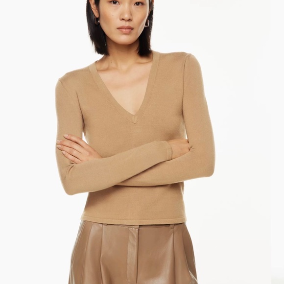 Aritzia Babaton Artemesia Sweater - size small - constant camel - Picture 5 of 7
